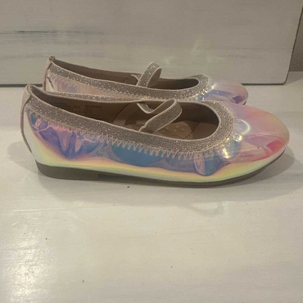 Iridescent Kids Ballet Flats